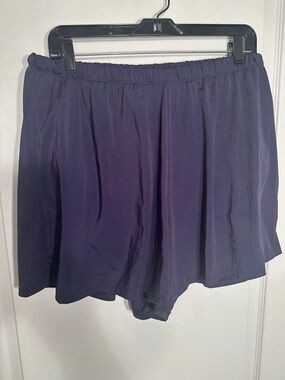Women's Elastic-Waist Swim Shorts with Tummy Control Sz L